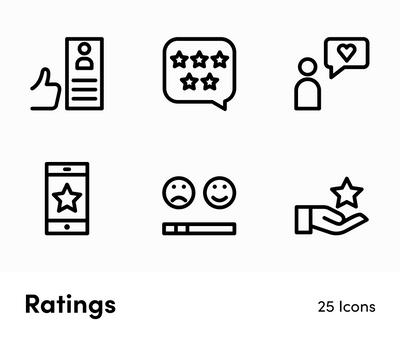 Ratings Customer Review-Outline-Vector-Icons Icons Ratings Customer Review Outline Vector Icons S12212102 powerpoint-template keynote-template google-slides-template infographic-template