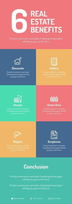 Creative and Multicolor Real Estate Infographic Template-Real Estate-Powerpoint-Keynote-Google-Slides-Adobe-Illustrator-Infografolio