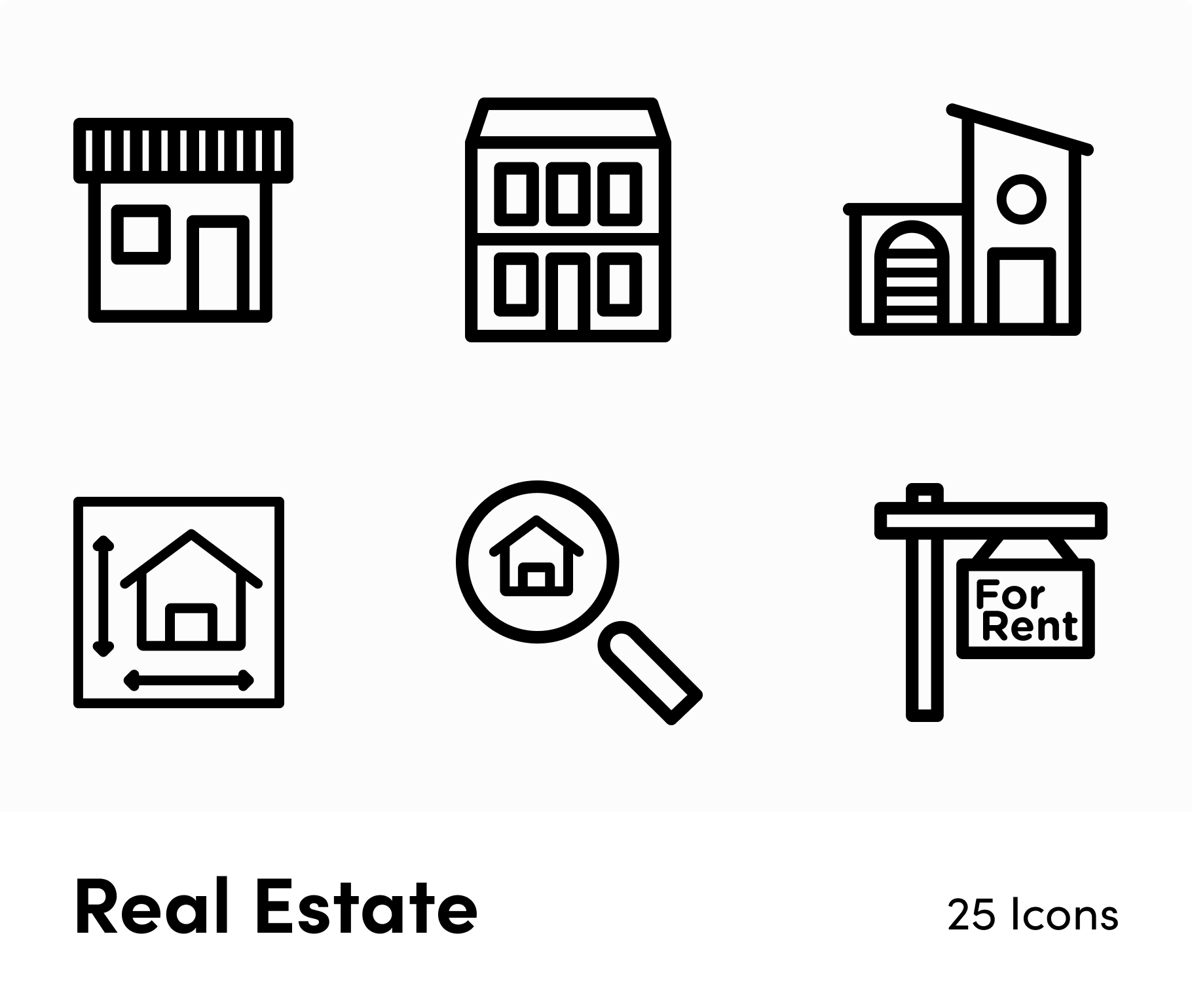 Real Estate-Outline-Vector-Icons Icons Real Estate Outline Vector Icons S12162102 powerpoint-template keynote-template google-slides-template infographic-template