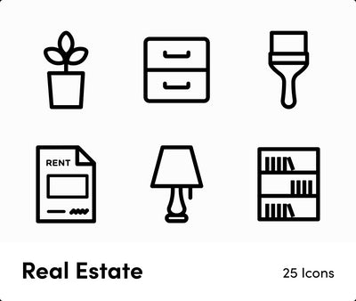 Real Estate-Outline-Vector-Icons Icons Real Estate Outline Vector Icons S12162104 powerpoint-template keynote-template google-slides-template infographic-template