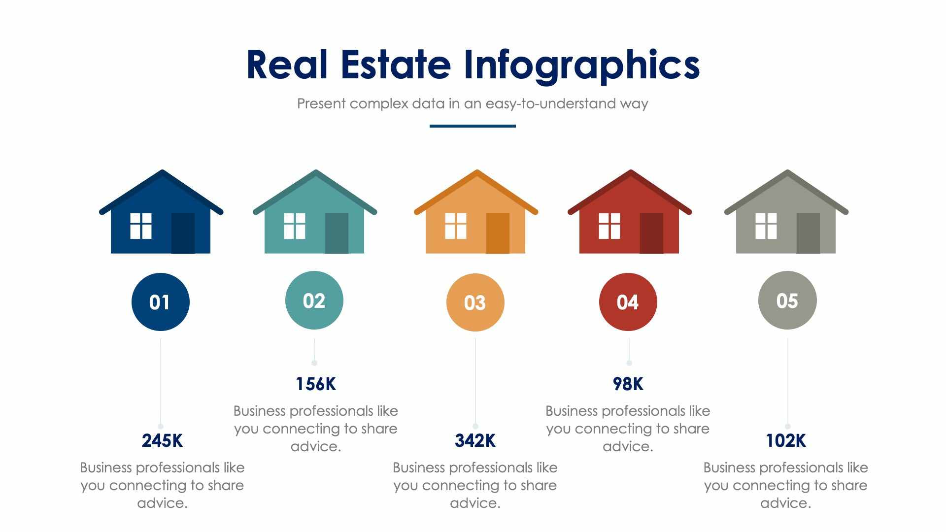 Real Estate Slide Infographic Template S01282219 | Infografolio