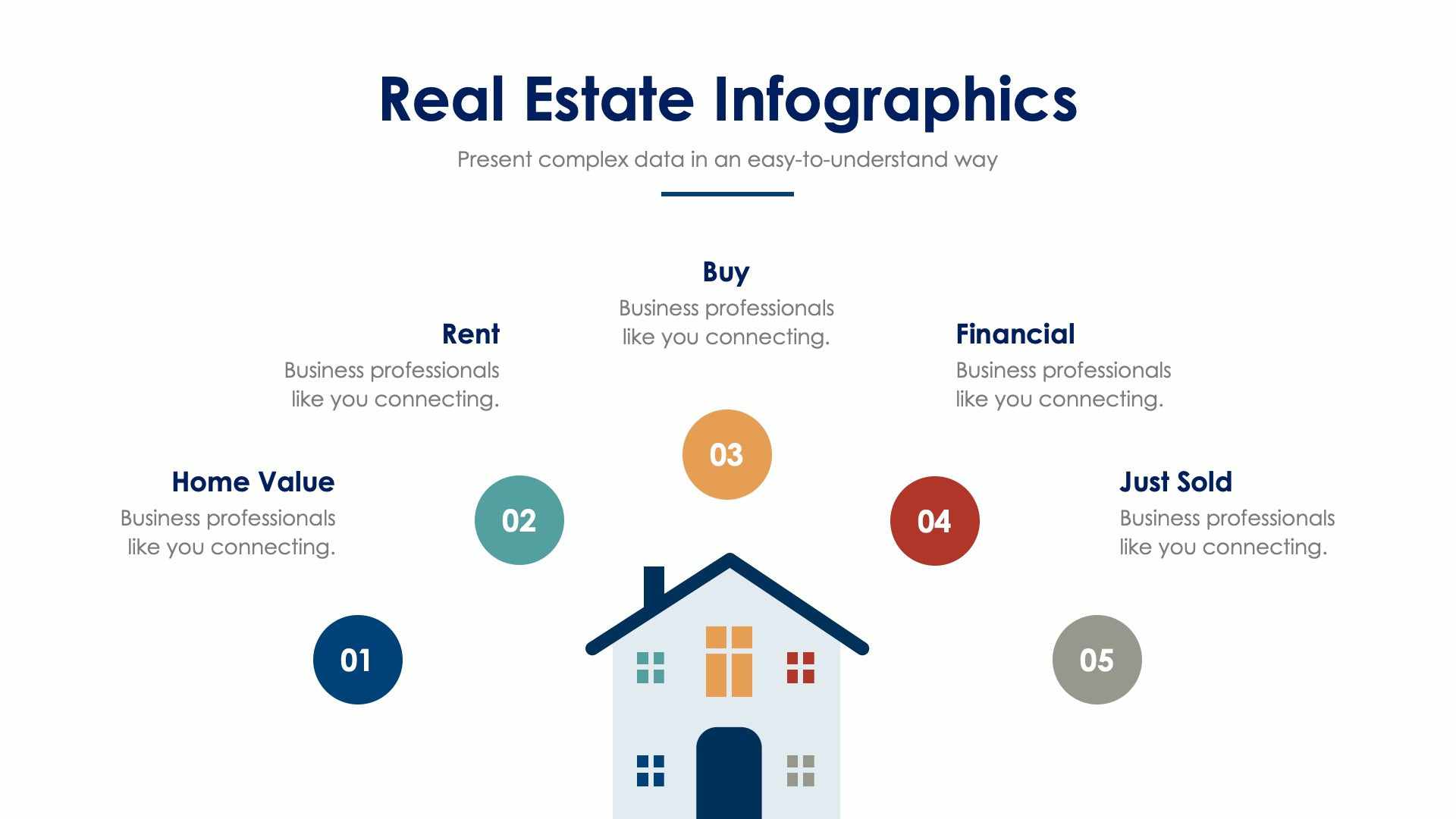 Real Estate Slide Infographic Template S01282220 | Infografolio