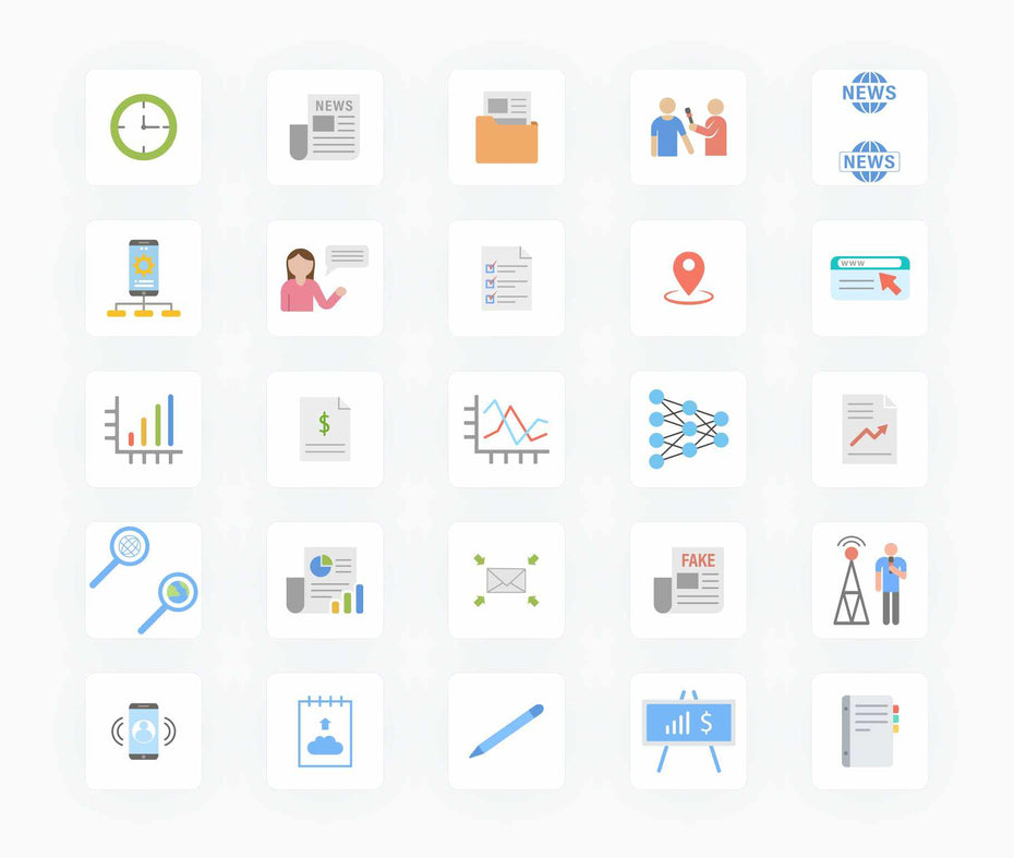 Reports-Flat-Vector-Icons Icons Reports Flat Vector Icons S12082104 powerpoint-template keynote-template google-slides-template infographic-template