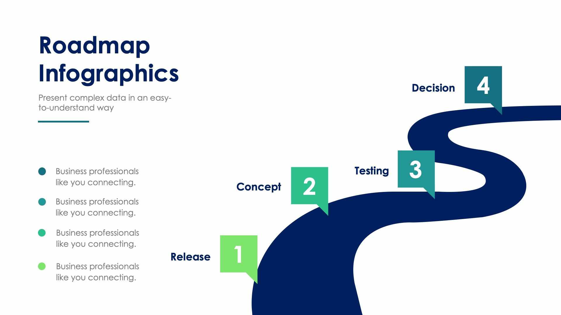 infographic template roadmap