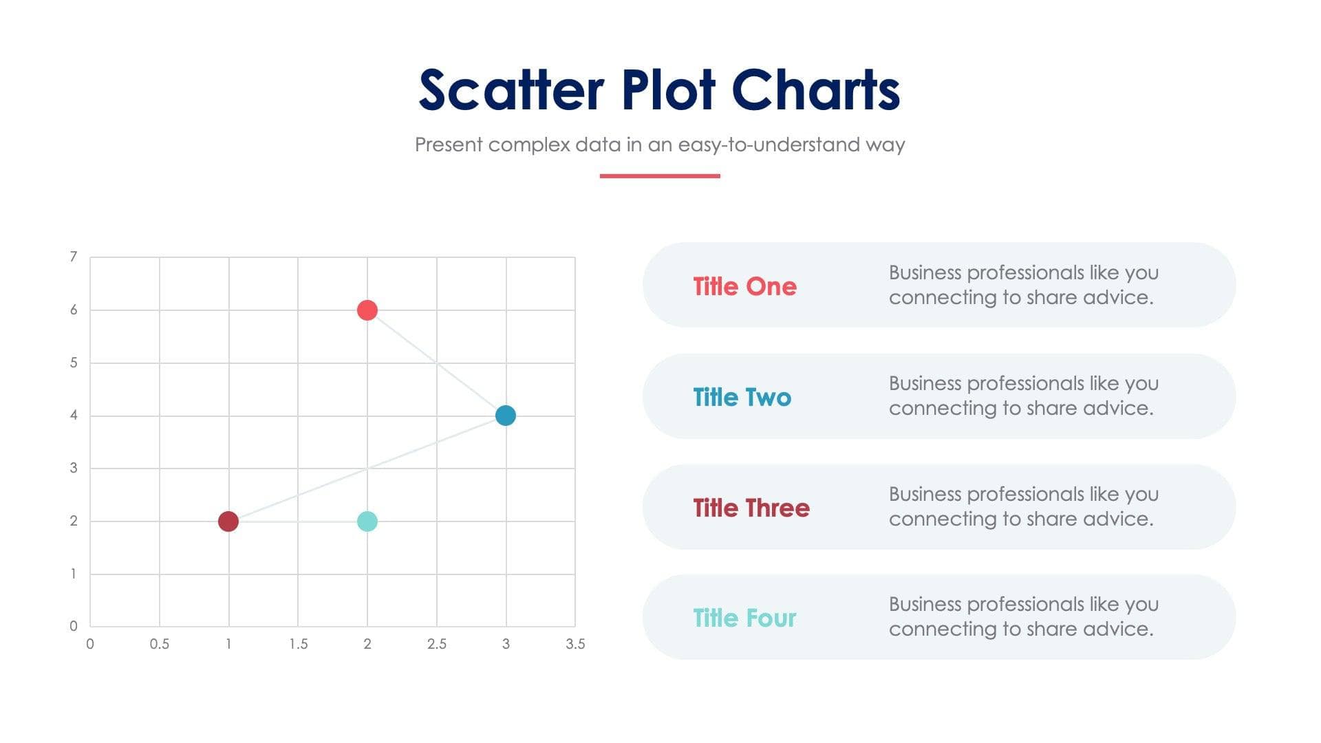 Scatter Plot Charts Slide Infographic Template S02062216 | Infografolio