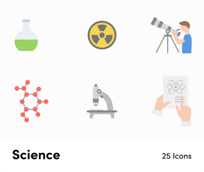 Science-Flat-Vector-Icons Icons Science Flat Vector Icons S01142201 powerpoint-template keynote-template google-slides-template infographic-template