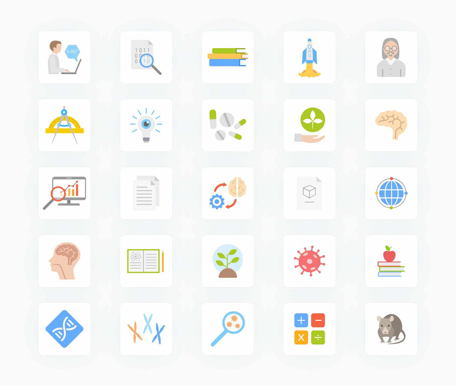 Science-Flat-Vector-Icons Icons Science Flat Vector Icons S01142204 powerpoint-template keynote-template google-slides-template infographic-template