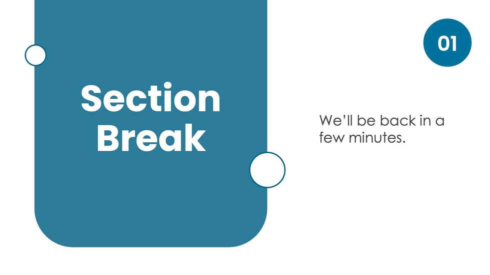 Section Break Slide Infographic Template S10142218 | Infografolio