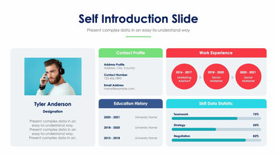 Self-Introduction Slide Templates – Infografolio