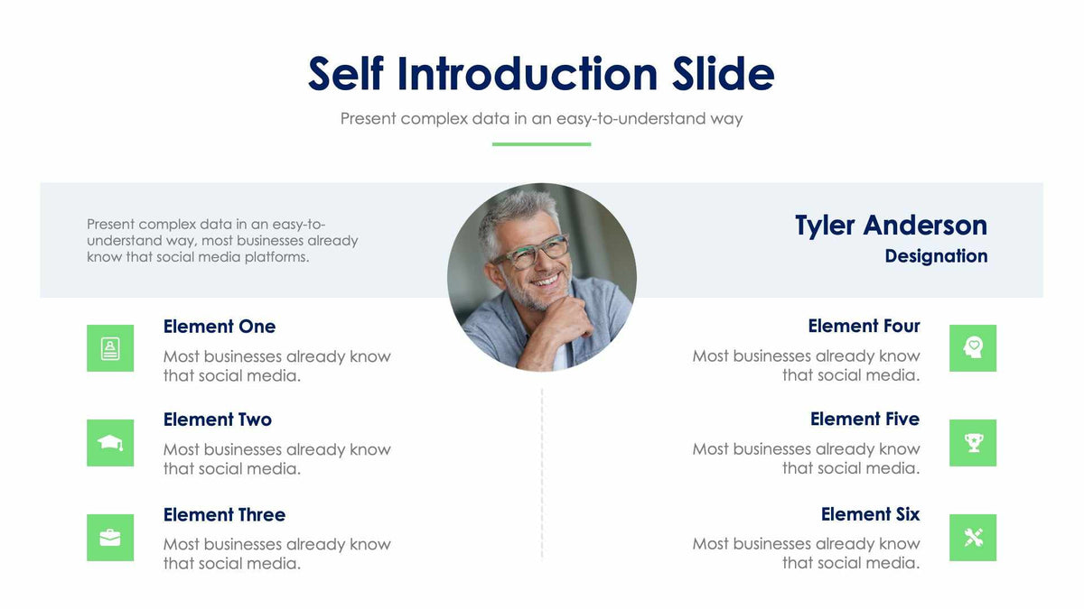 Self Introduction Slide Infographic Template S12142110 โ Infografolio