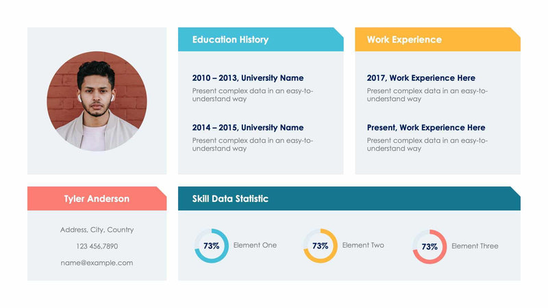 Self Introduction Slides – Infografolio