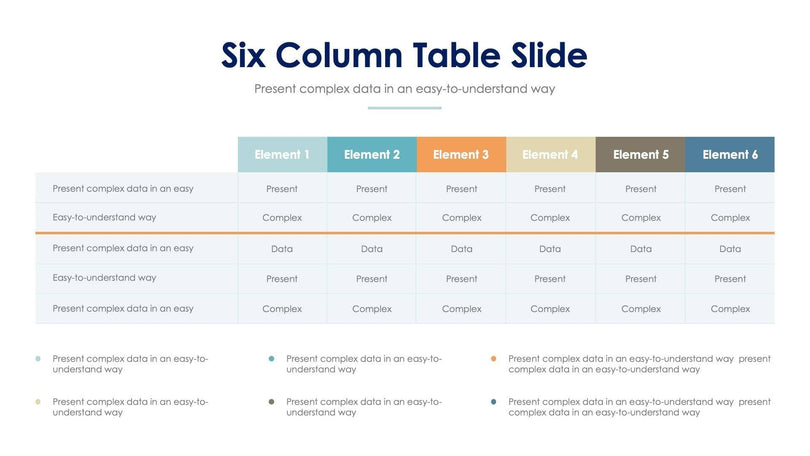 Six Column Table-Slides Slides Six Column Table Slide Infographic Template S12272102 powerpoint-template keynote-template google-slides-template infographic-template