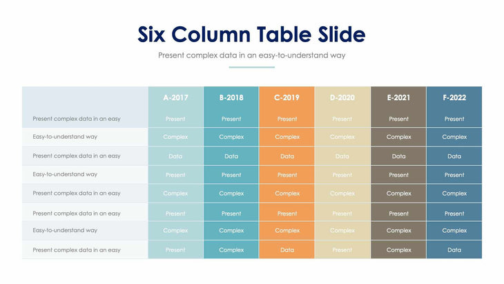 Six Column Table-Slides Slides Six Column Table Slide Infographic Template S12272109 powerpoint-template keynote-template google-slides-template infographic-template