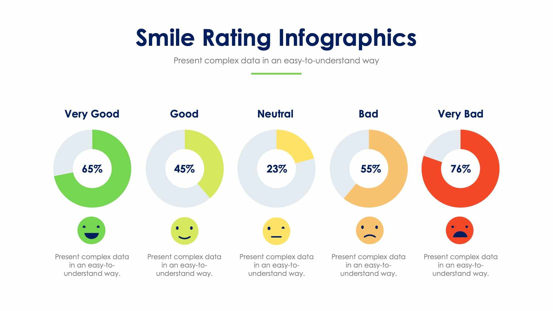 Smile Rating Slide Infographic Template S12062119 | Infografolio