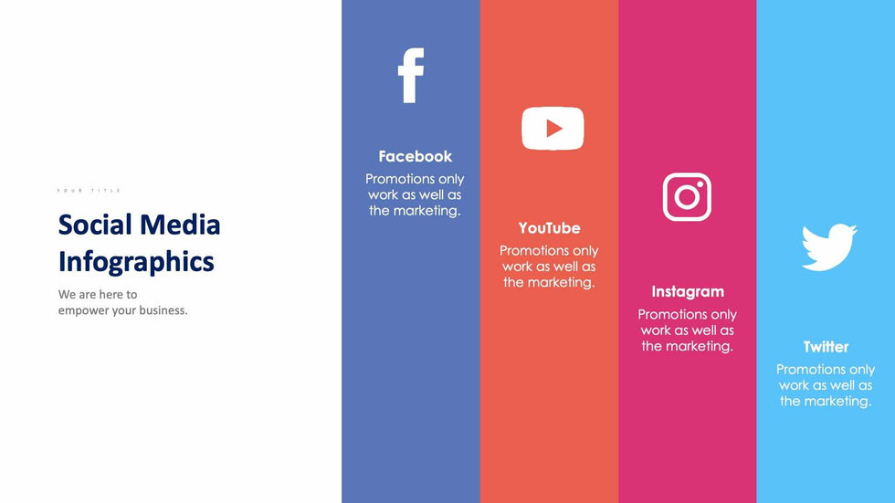 Social Media Slide Infographic Template S01272213