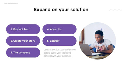 Solutions-Slides Slides Solution Slide Template S11012201 powerpoint-template keynote-template google-slides-template infographic-template