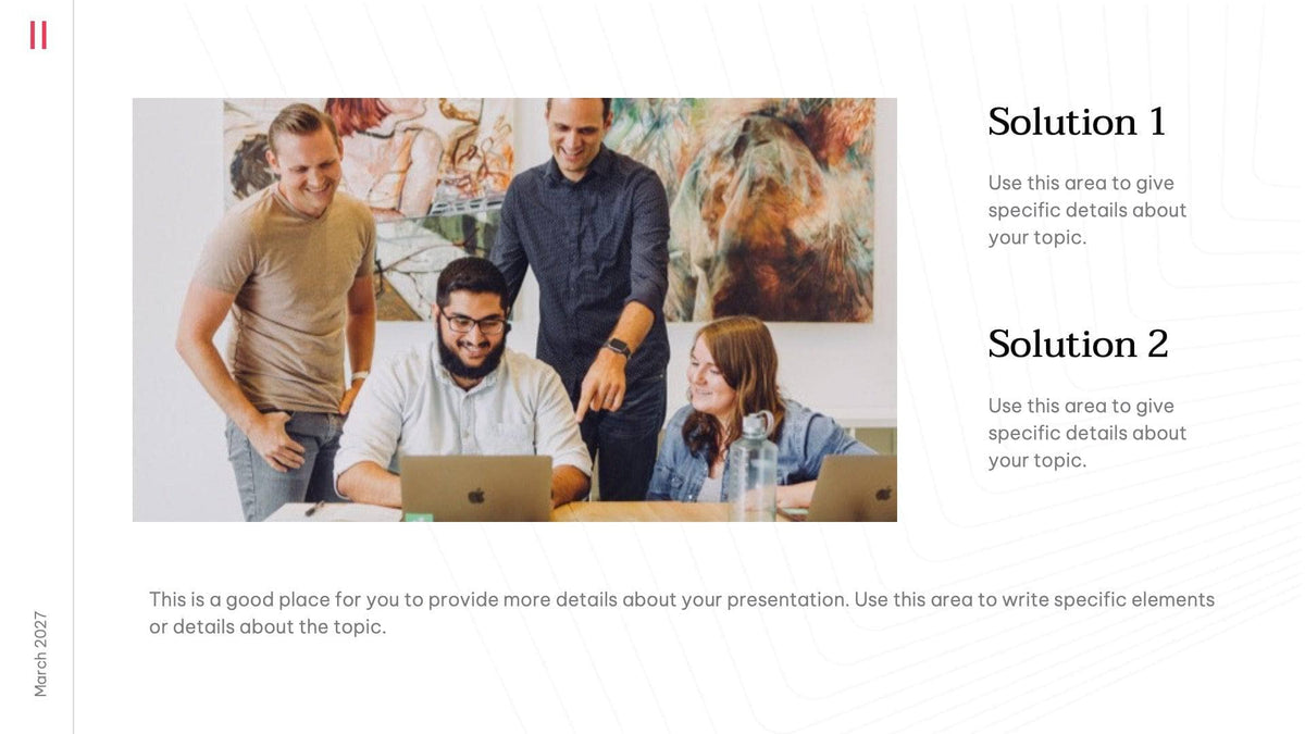 Solution Slide Template S11032202 – Infografolio