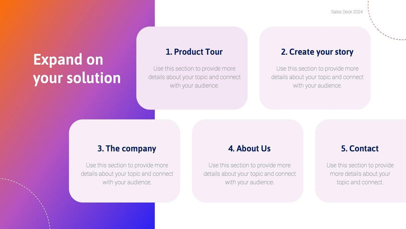 Solutions-Slides Slides Solutions Pink and Purple Slide Template S11042201 powerpoint-template keynote-template google-slides-template infographic-template
