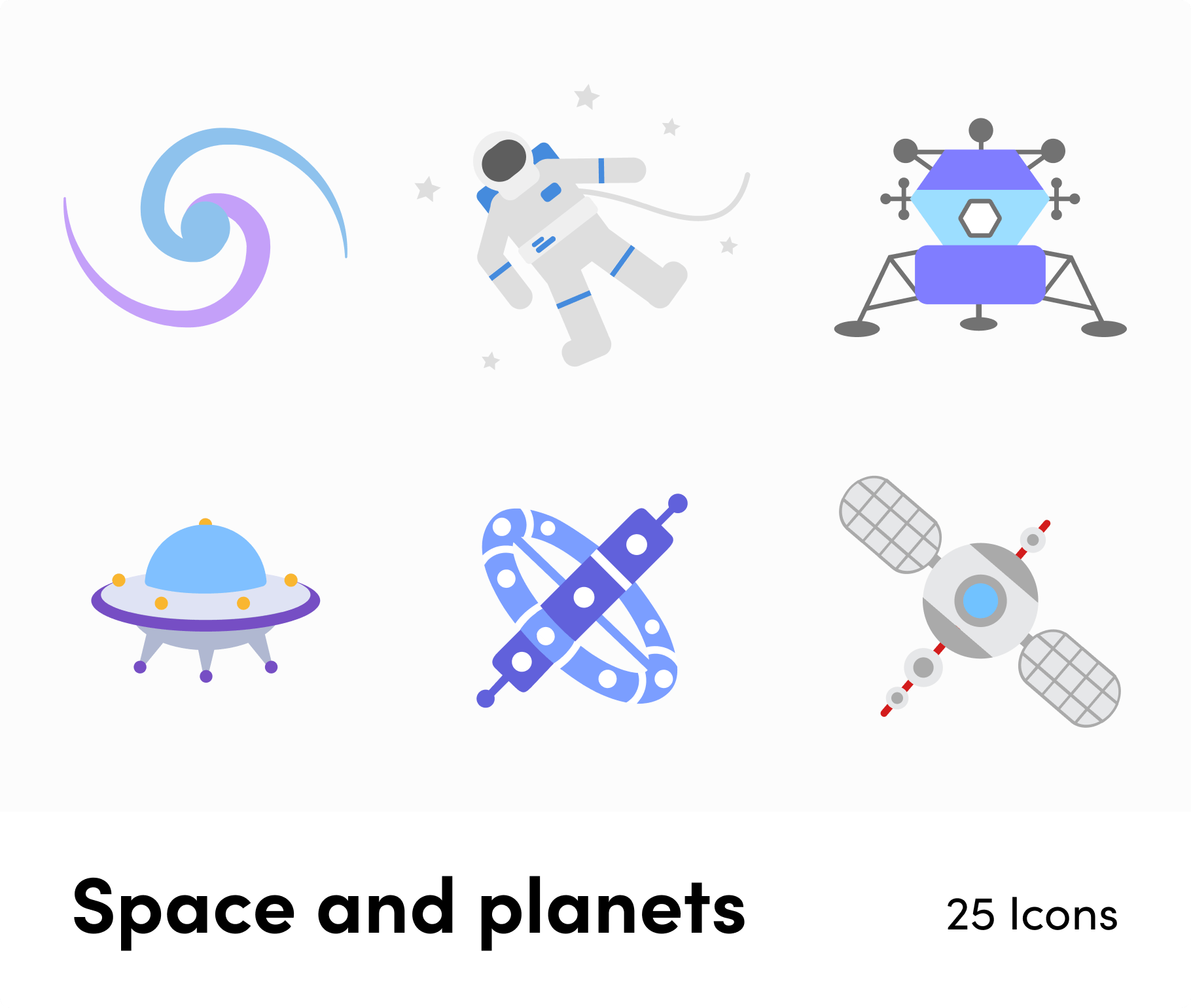 Space and planets-Flat-Vector-Icons Icons Space and Planets Flat Vector Icons S12092104 powerpoint-template keynote-template google-slides-template infographic-template