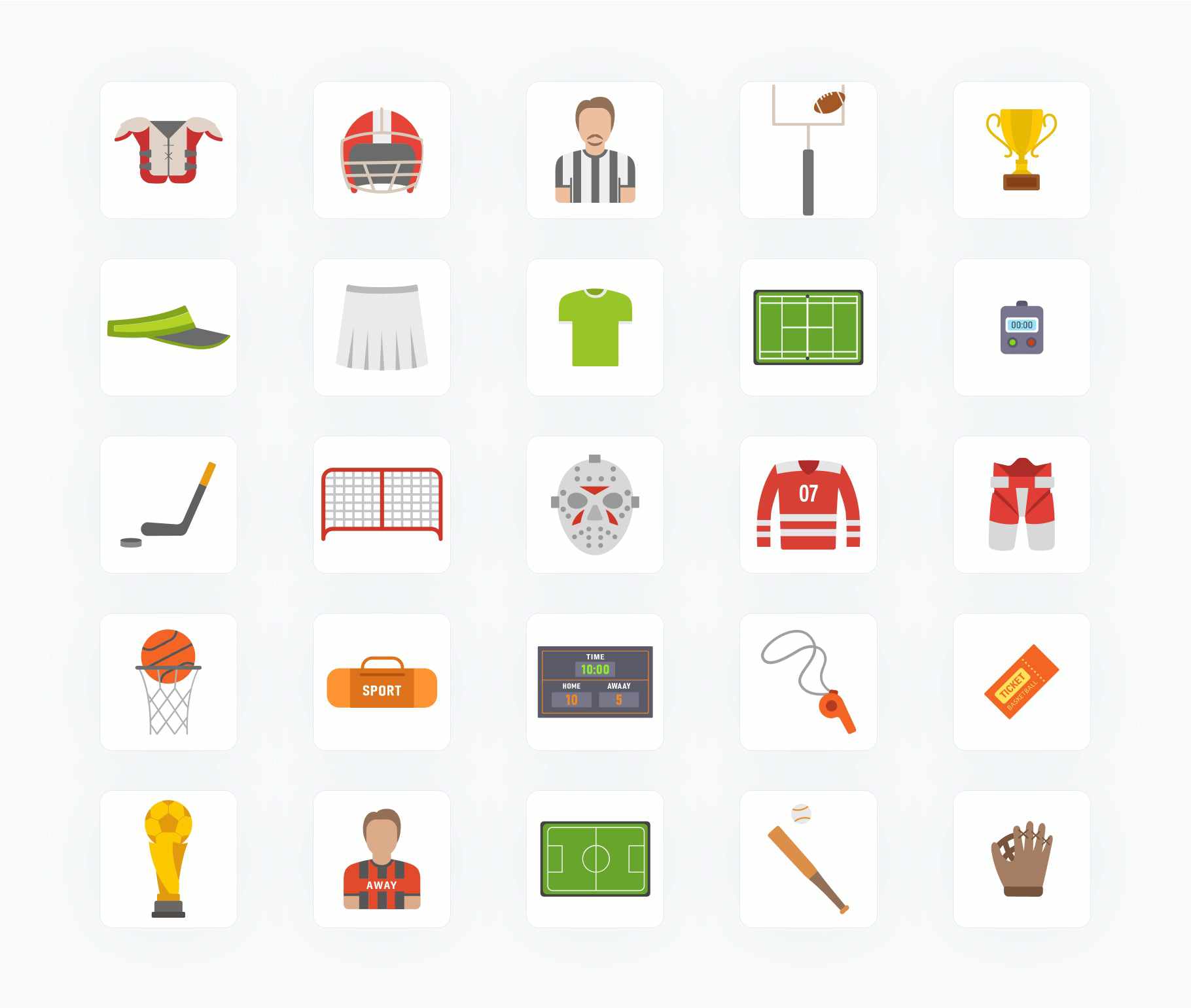 Sport-Vector-Icons Icons Sport Vector Icons S12092103 powerpoint-template keynote-template google-slides-template infographic-template