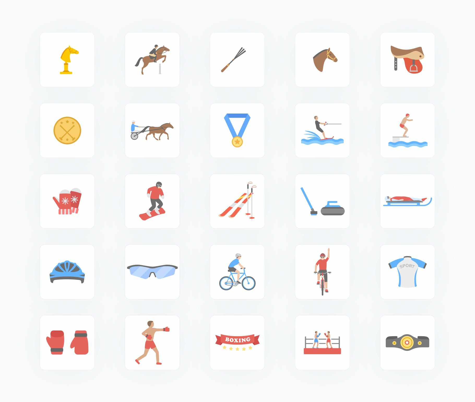 Sports-Flat-Vector-Icons Icons Sports Flat Vector Icons S01142203 powerpoint-template keynote-template google-slides-template infographic-template