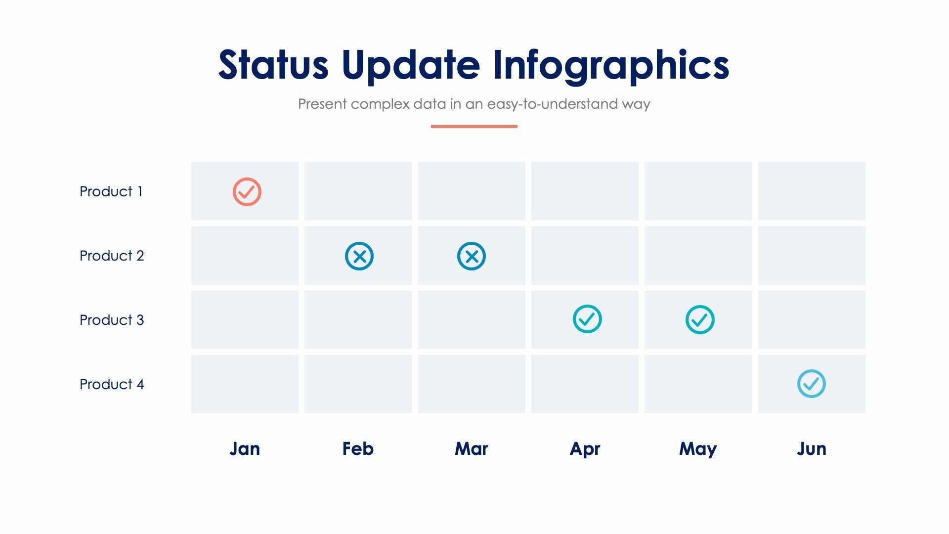 Status Update Slide Infographic Template S01102203 | Infografolio