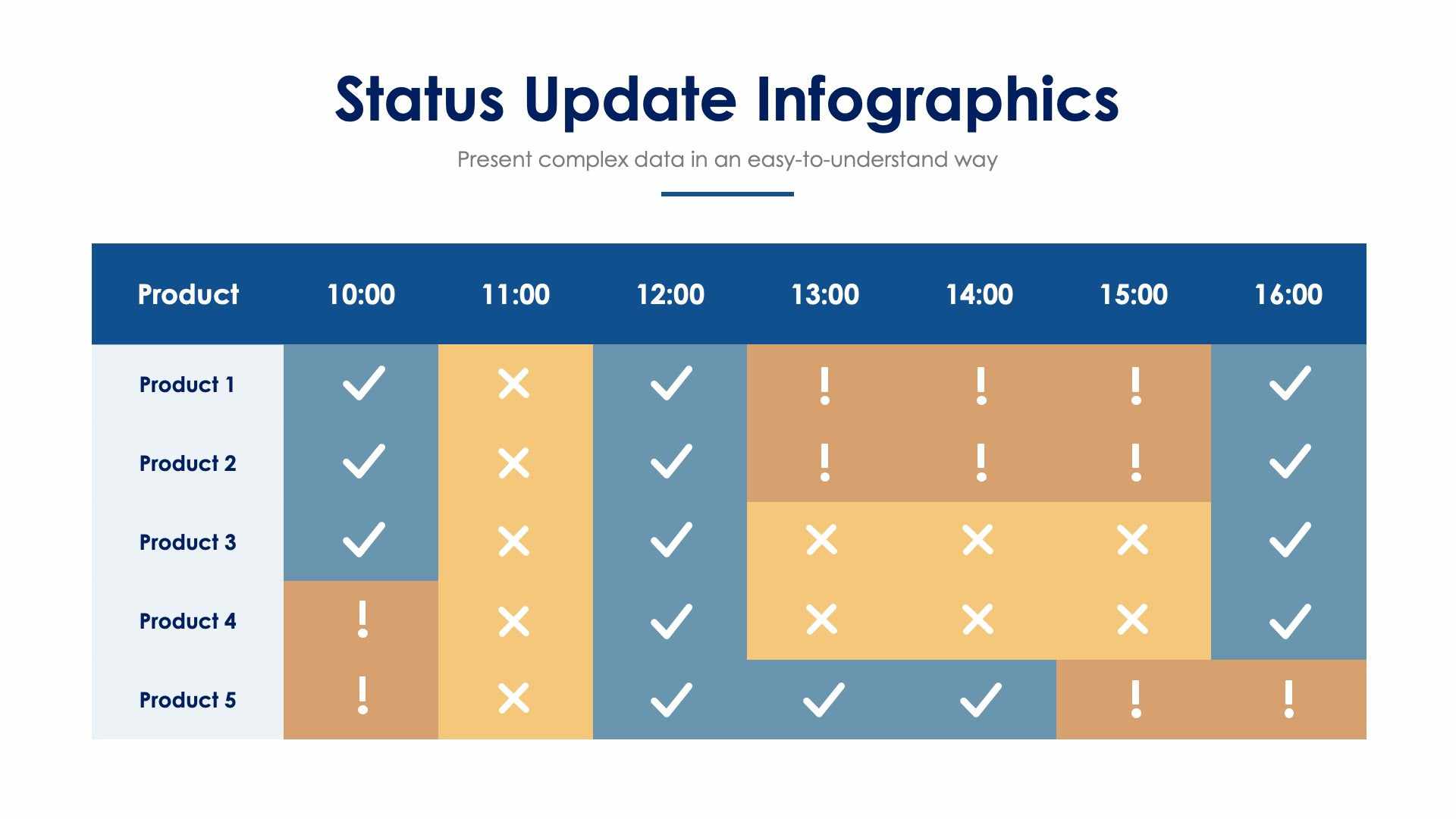 Status Update Slide Infographic Template S01102211 | Infografolio