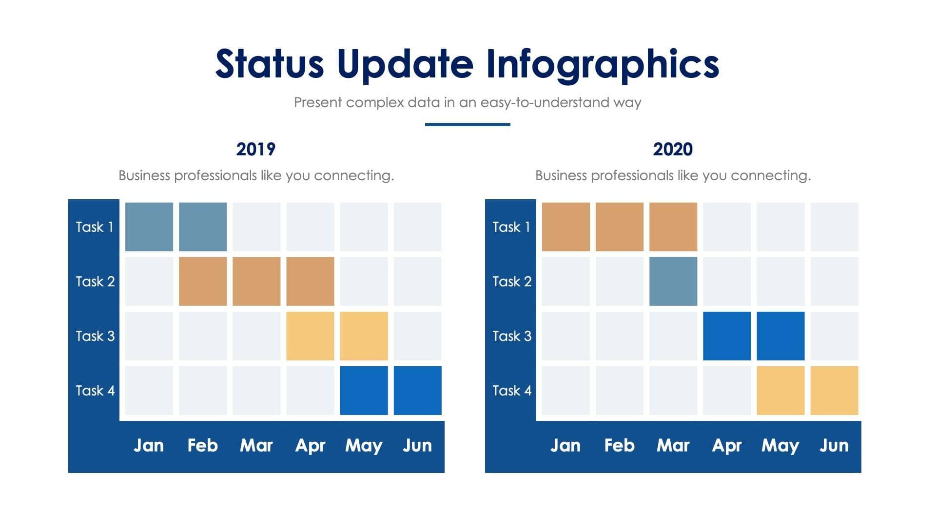 Status Update Slide Infographic Template S01102223 | Infografolio