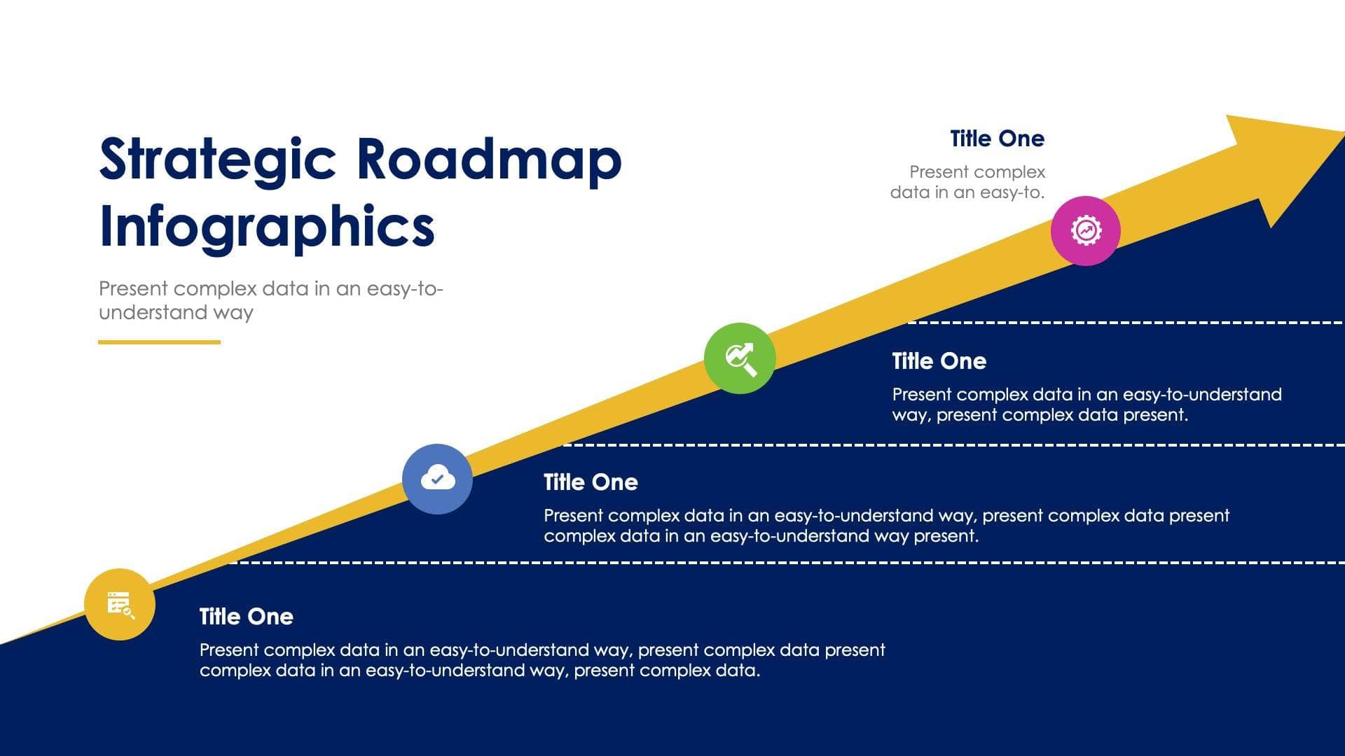 Road Map Infographic Template
