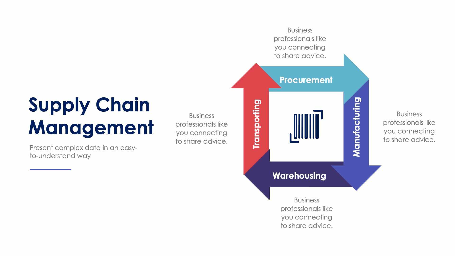 Supply Chain Management Slide Infographic Template S01102210 – Infografolio