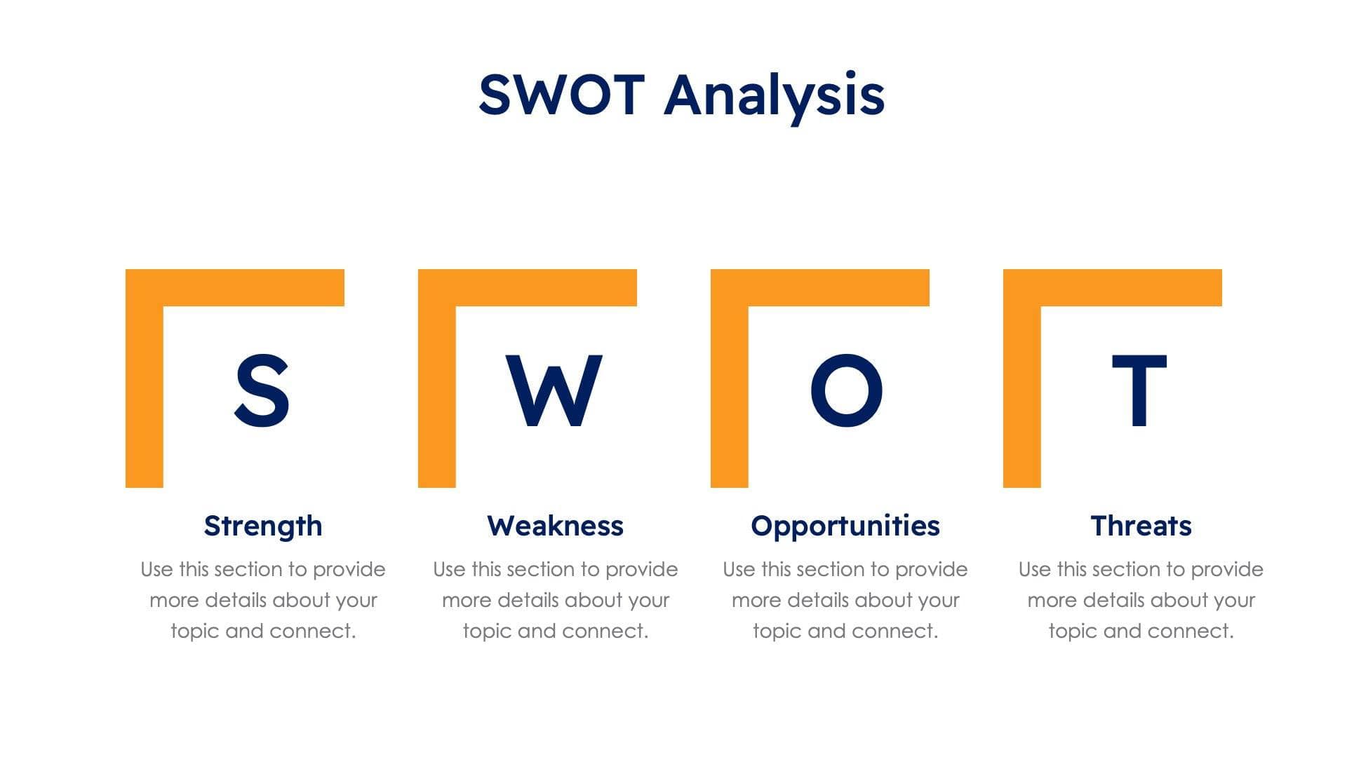 SWOT Analysis Slide Template S10192201 | Infografolio