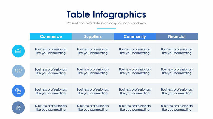 Commenmt Table Example Infographic Table Template