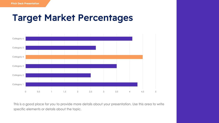 Target-Market-Slides Slides Target Market Percentages Orange and Purple Slide Template S10172201 powerpoint-template keynote-template google-slides-template infographic-template