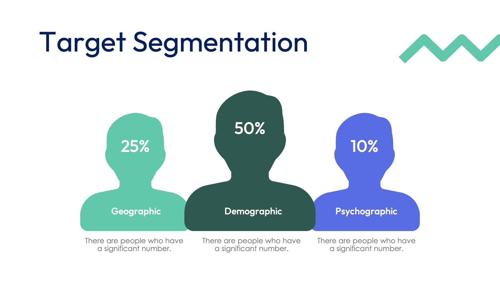Target Segmentation Dark Green Violet Slide Template S11012201 ...