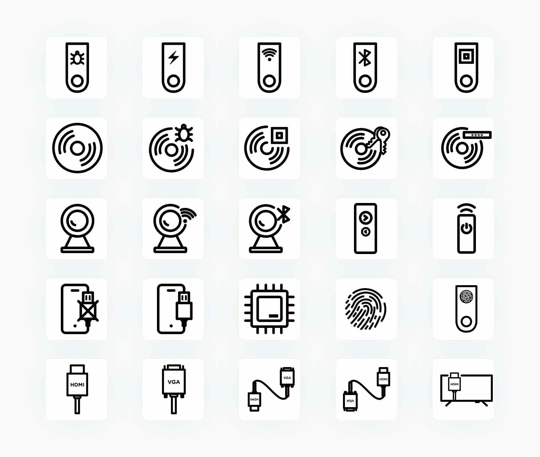 Technology-Outline-Vector-Icons Icons Technology Outline Vector Icons S12162103 powerpoint-template keynote-template google-slides-template infographic-template