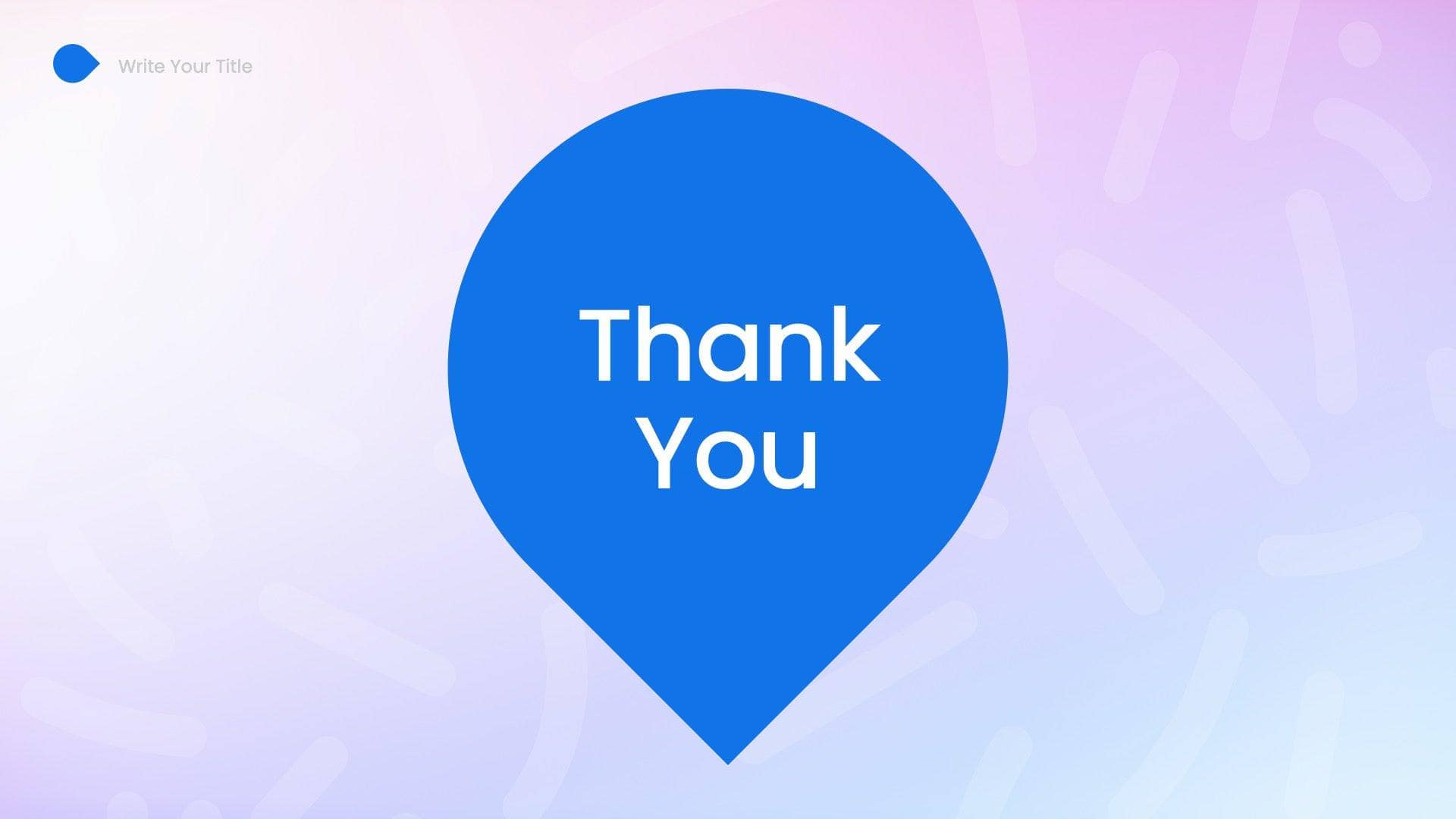 thank you images for presentation in blue
