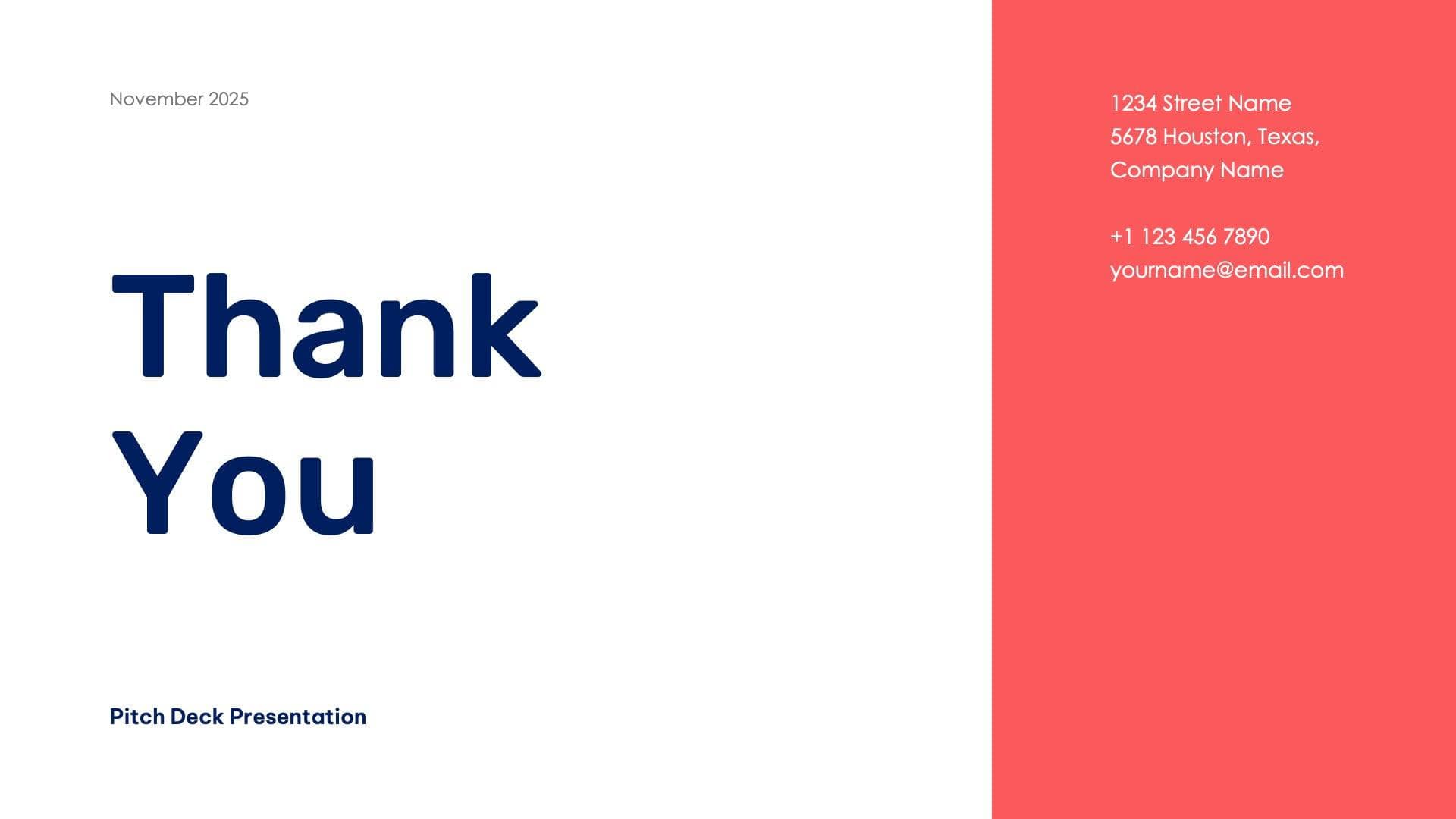 Thank You Slide Template S09202232 | Infografolio