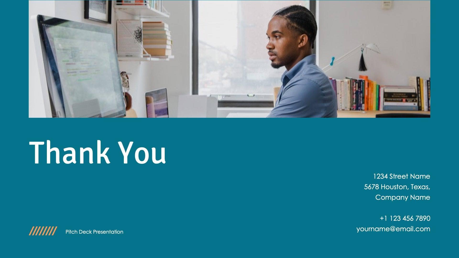 Thank You Slide Template S09202236 | Infografolio