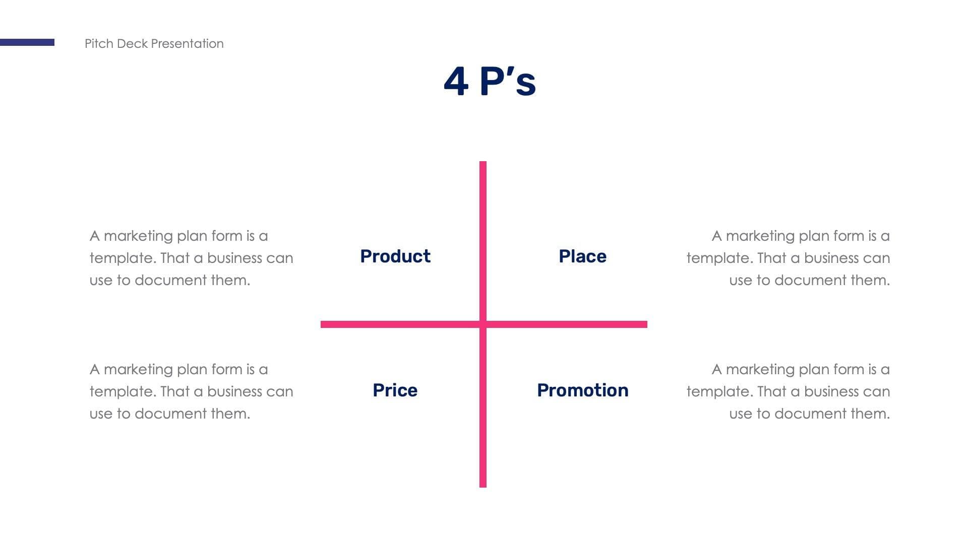 4 Ps Analysis Slide Template S1202220103 | Infografolio
