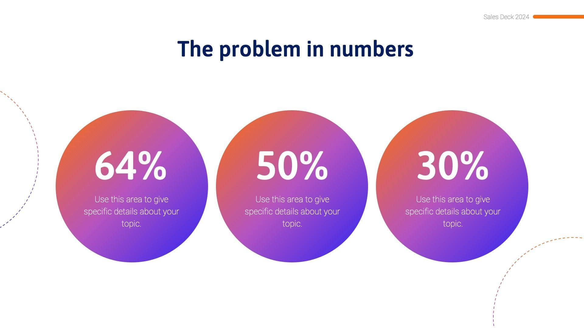 Numbers Pink and Purple Slide Template S11042201 | Infografolio