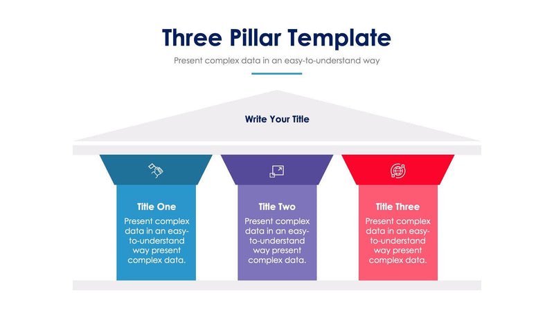 3 Pillars Slide Templates | Infografolio