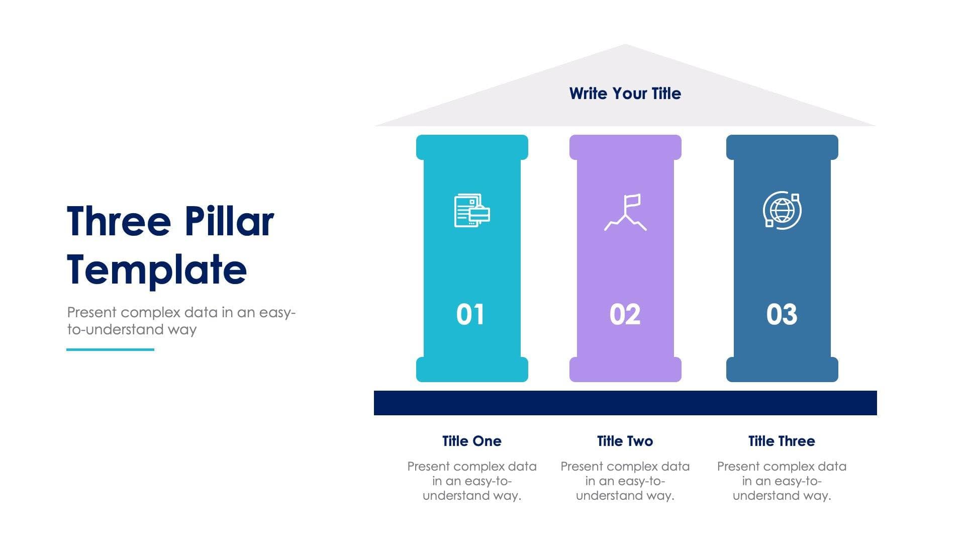 Three Pillar Slide Infographic Template S07272218 | Infografolio