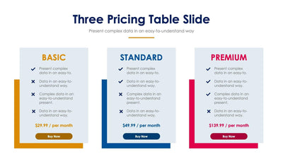 Three Pricing Table-Slides Slides Three Pricing Table Slide Infographic Template S12152104 powerpoint-template keynote-template google-slides-template infographic-template