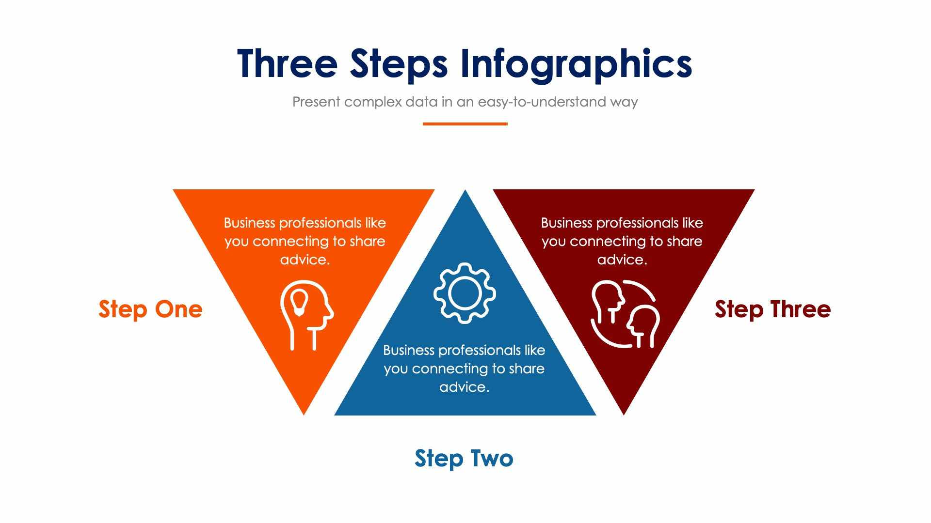 Three Steps Slide Infographic Template S02062210 | Infografolio