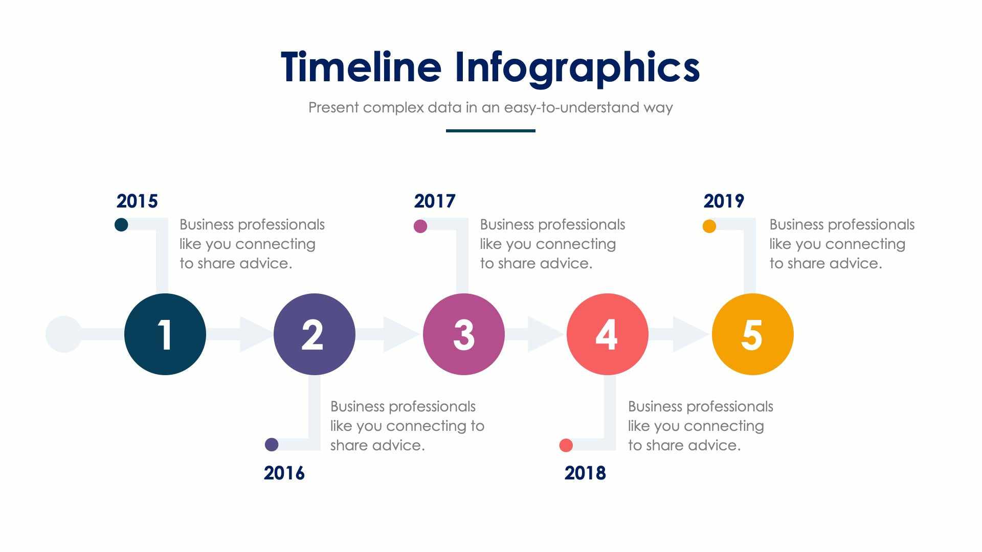 Timeline Slide Infographic Template S01132201 | Infografolio