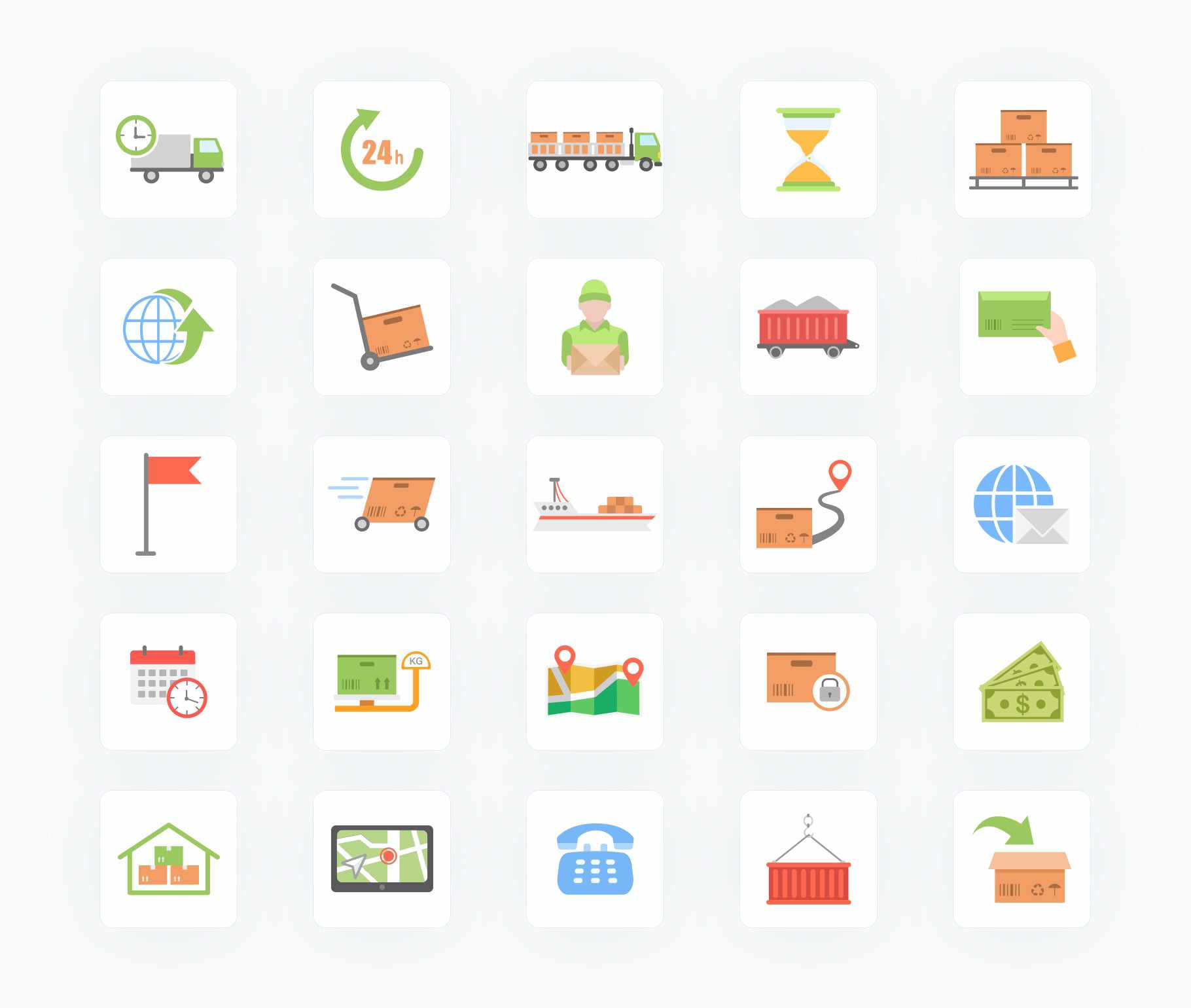 Transportation-Flat-Vector-Icons Icons Transportation Flat Vector Icons S01142201 powerpoint-template keynote-template google-slides-template infographic-template
