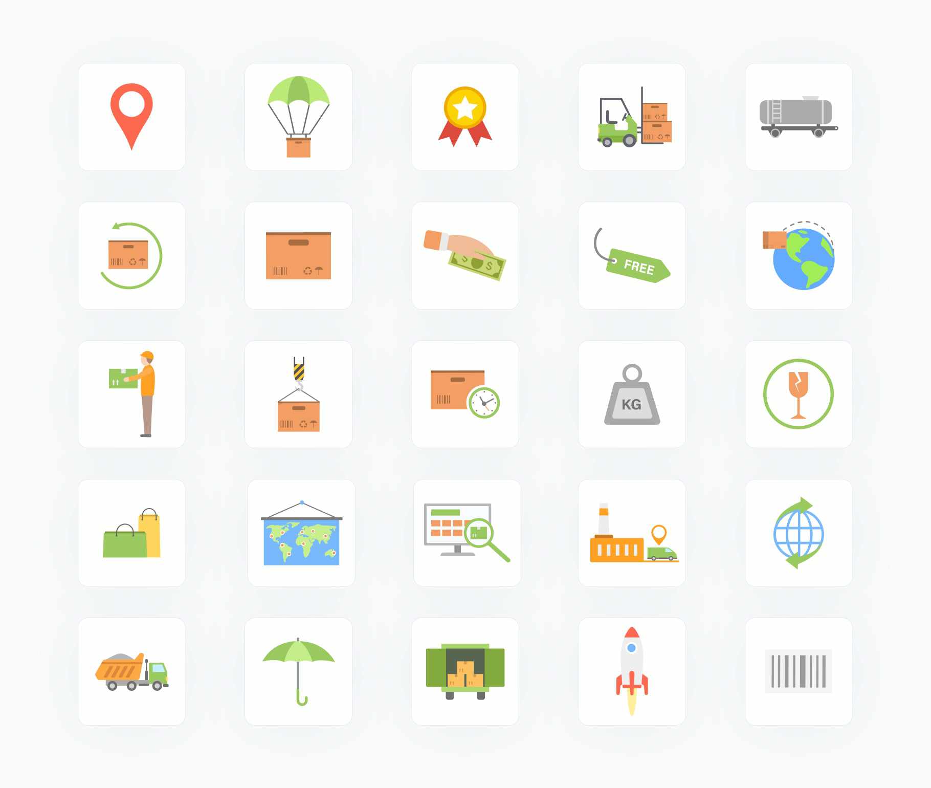 Transportation-Flat-Vector-Icons Icons Transportation Flat Vector Icons S01142202 powerpoint-template keynote-template google-slides-template infographic-template