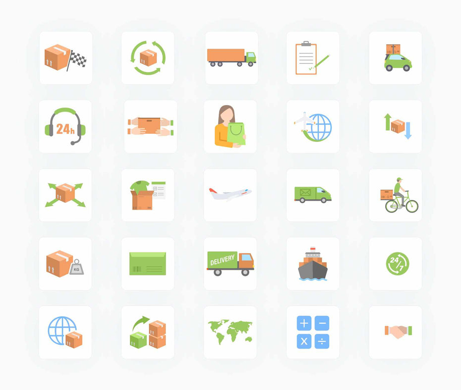 Transportation-Flat-Vector-Icons Icons Transportation Flat Vector Icons S01142203 powerpoint-template keynote-template google-slides-template infographic-template