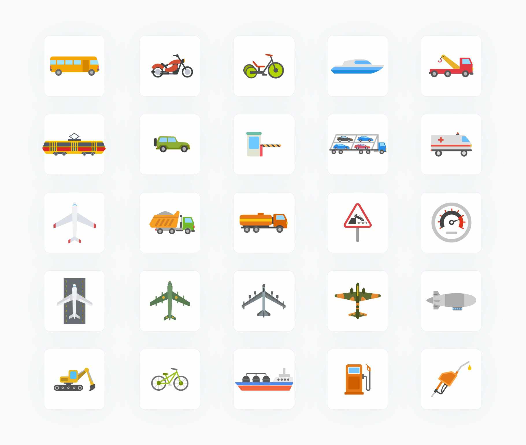 Transportation-Vector-Icons Icons Transportation Vector Icons S12092103 powerpoint-template keynote-template google-slides-template infographic-template