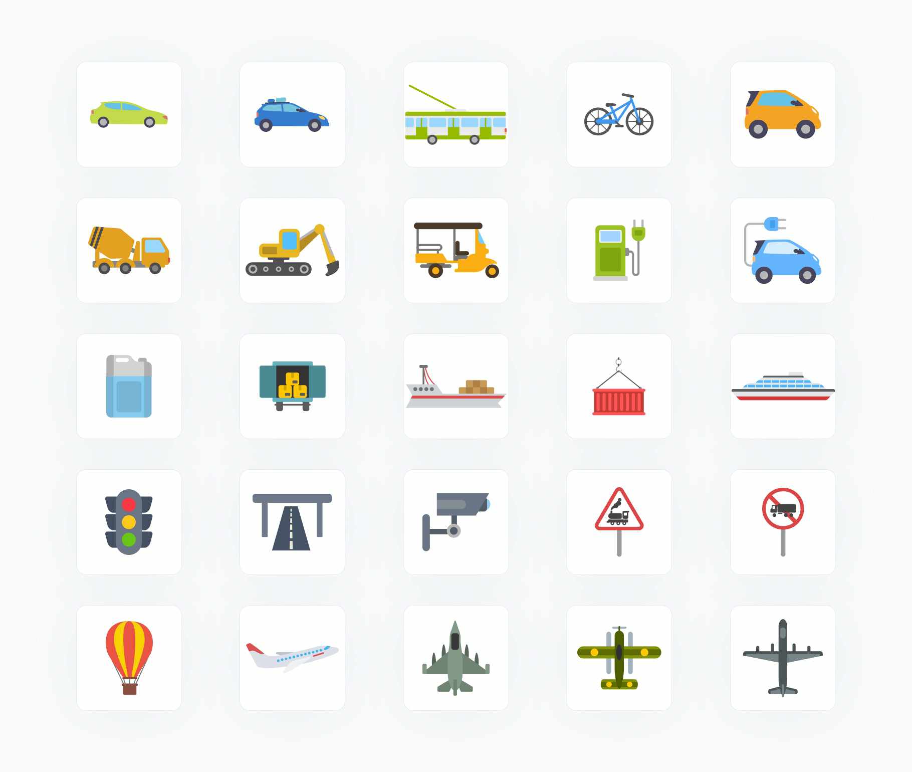 Transportation-Vector-Icons Icons Transportation Vector Icons S12092104 powerpoint-template keynote-template google-slides-template infographic-template